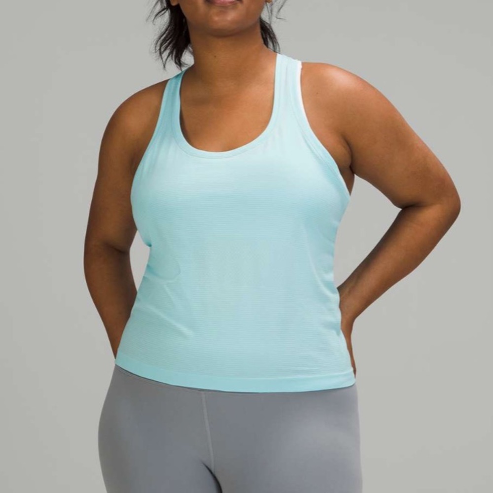 Lululemon Icing Blue SWIFTLY TECH RACERBACK TANK TOP 2.0 *RACE LENGTH